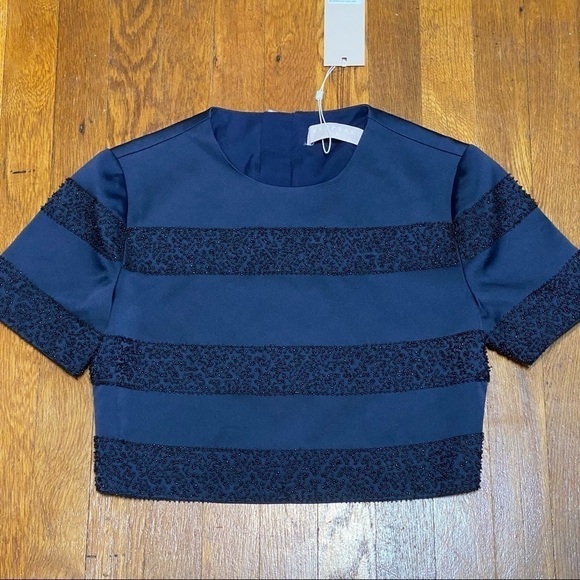 NWT Keepsake beaded cropped top - Picture 2 of 9